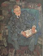 Egon Schiele Portrait of Dr.Hugo Koller (mk12) oil painting reproduction